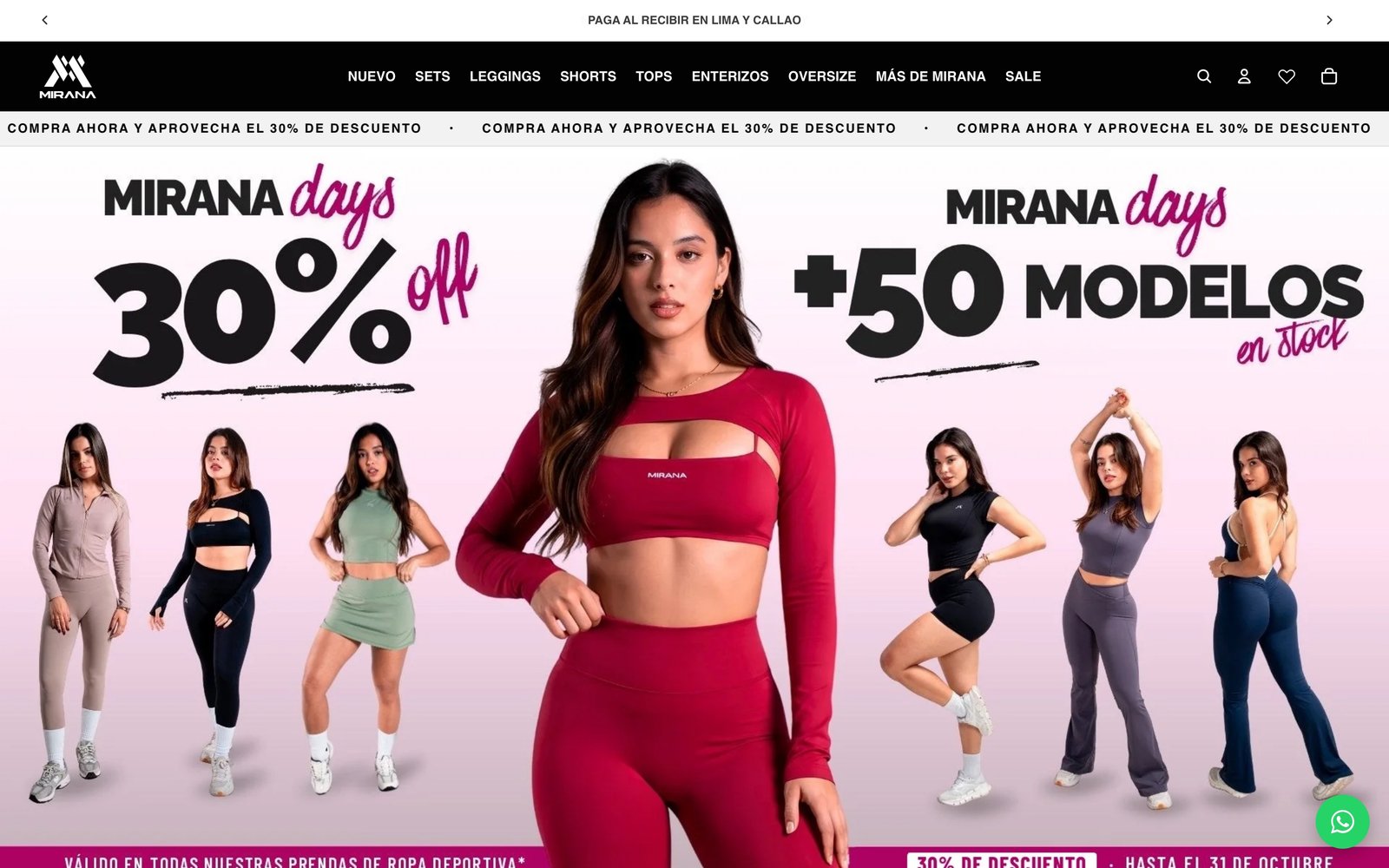 Tienda online de Mirana Fit, ropa de CrossFit